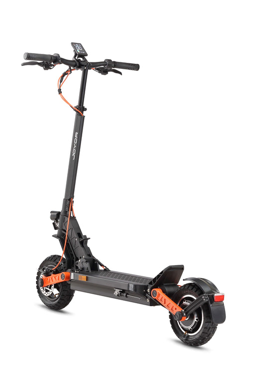 The Joyor S5 ABE electric scooter is used for campus commuting