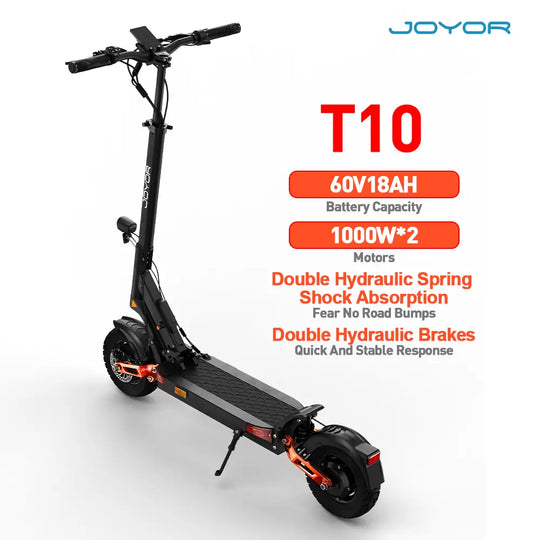 [US] JOYOR T10 Dual Motor Off-Road Electric Scooter